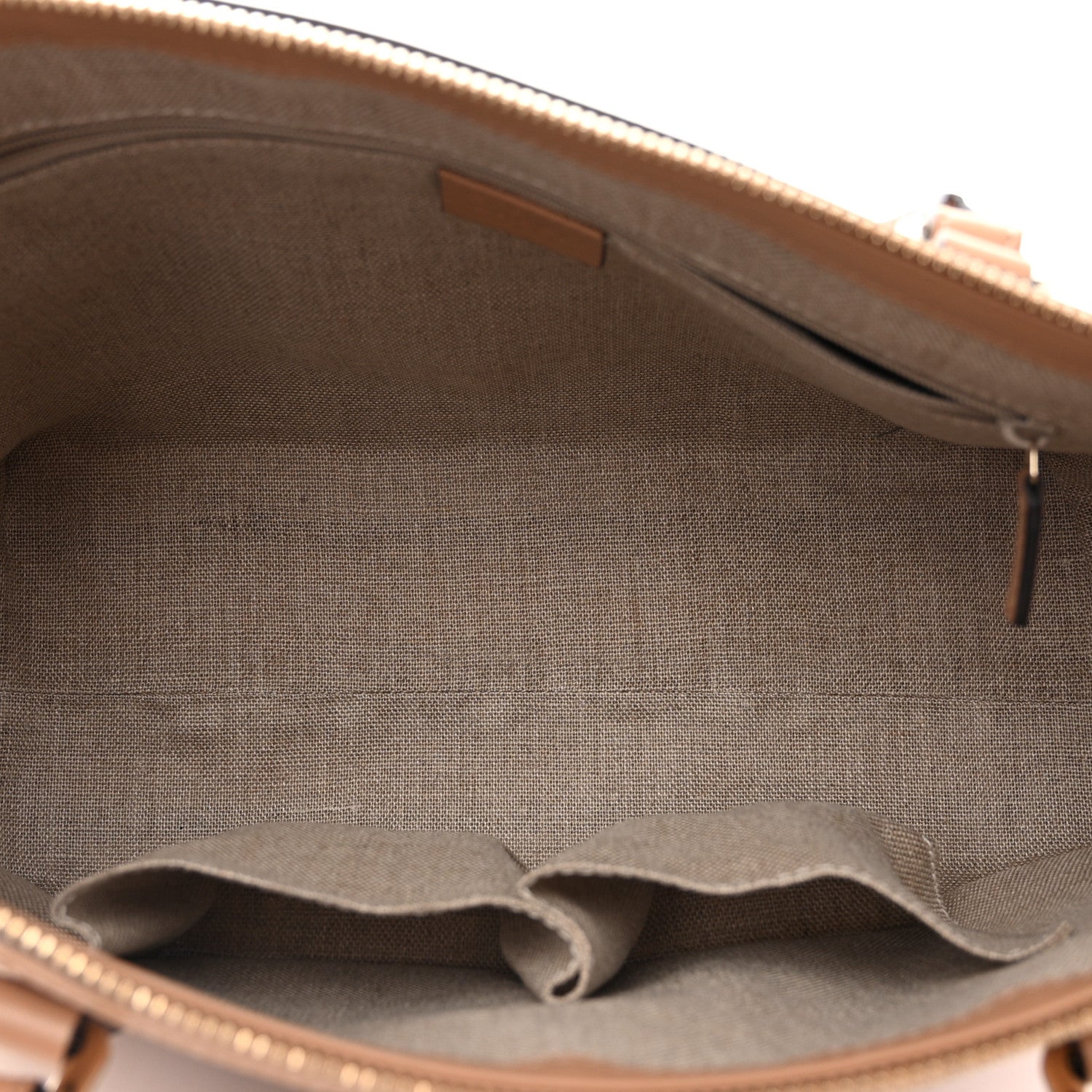 Gucci Soft Microguccissima Small Zippered Satchel Camelia 5 of 11