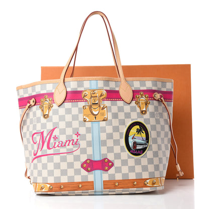 Louis Vuitton Damier Azur Summer Trunks Miami Neo Neverfull MM 13 of 13