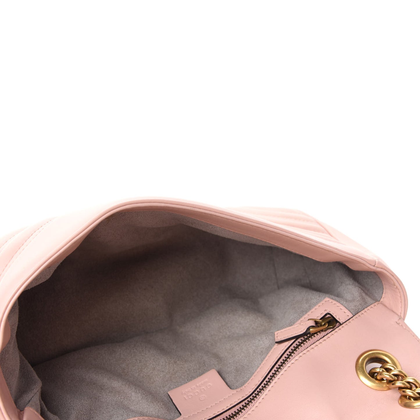 Calfskin Matelasse Small GG Marmont Shoulder Bag Perfect Pink