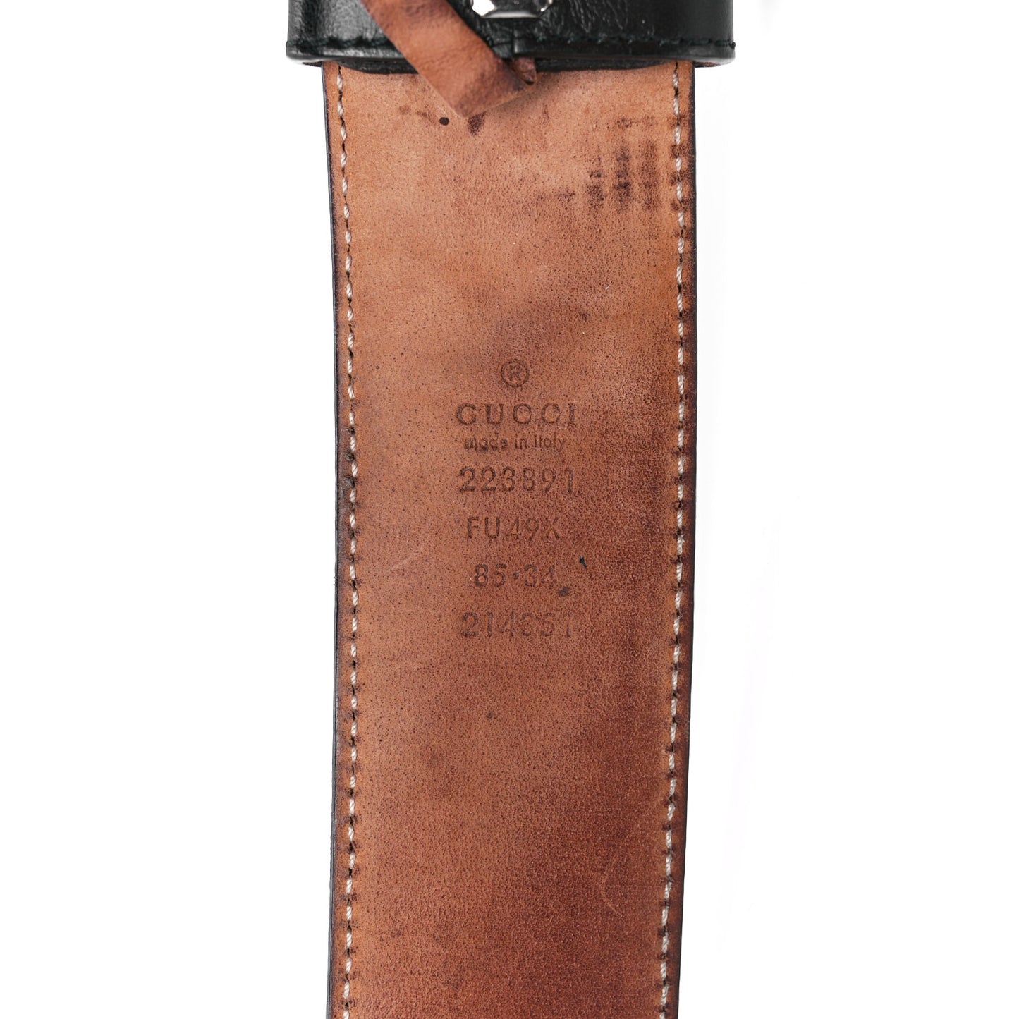 Imprime Monogram Interlocking G Belt Black