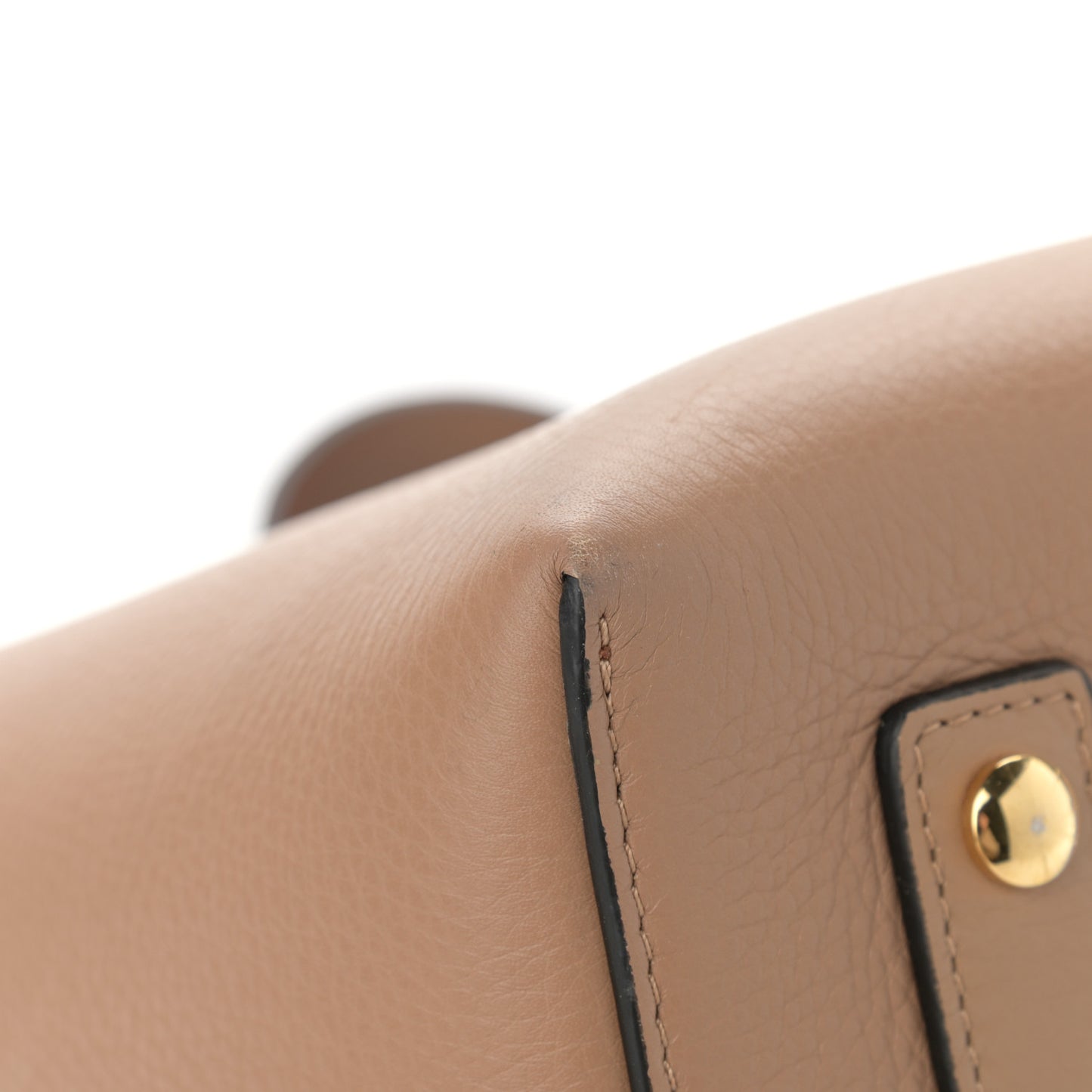 Soft Grain Calfskin Small Belt Bag Camel Red
