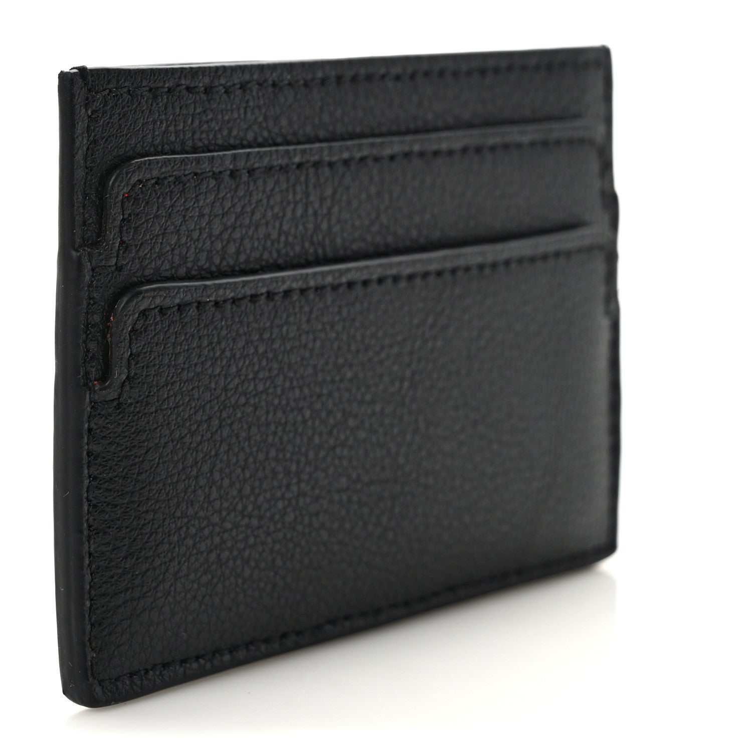 Alexander McQueen Calfskin Skull Card Holder Black 3 of 8