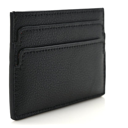 Alexander McQueen Calfskin Skull Card Holder Black 3 of 8