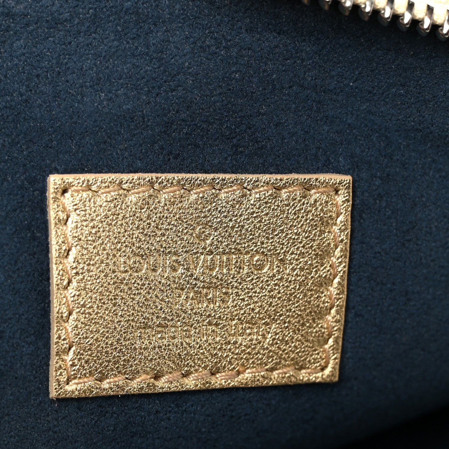 Louis Vuitton Lambskin Embossed Monogram Coussin PM Gold 8 of 11