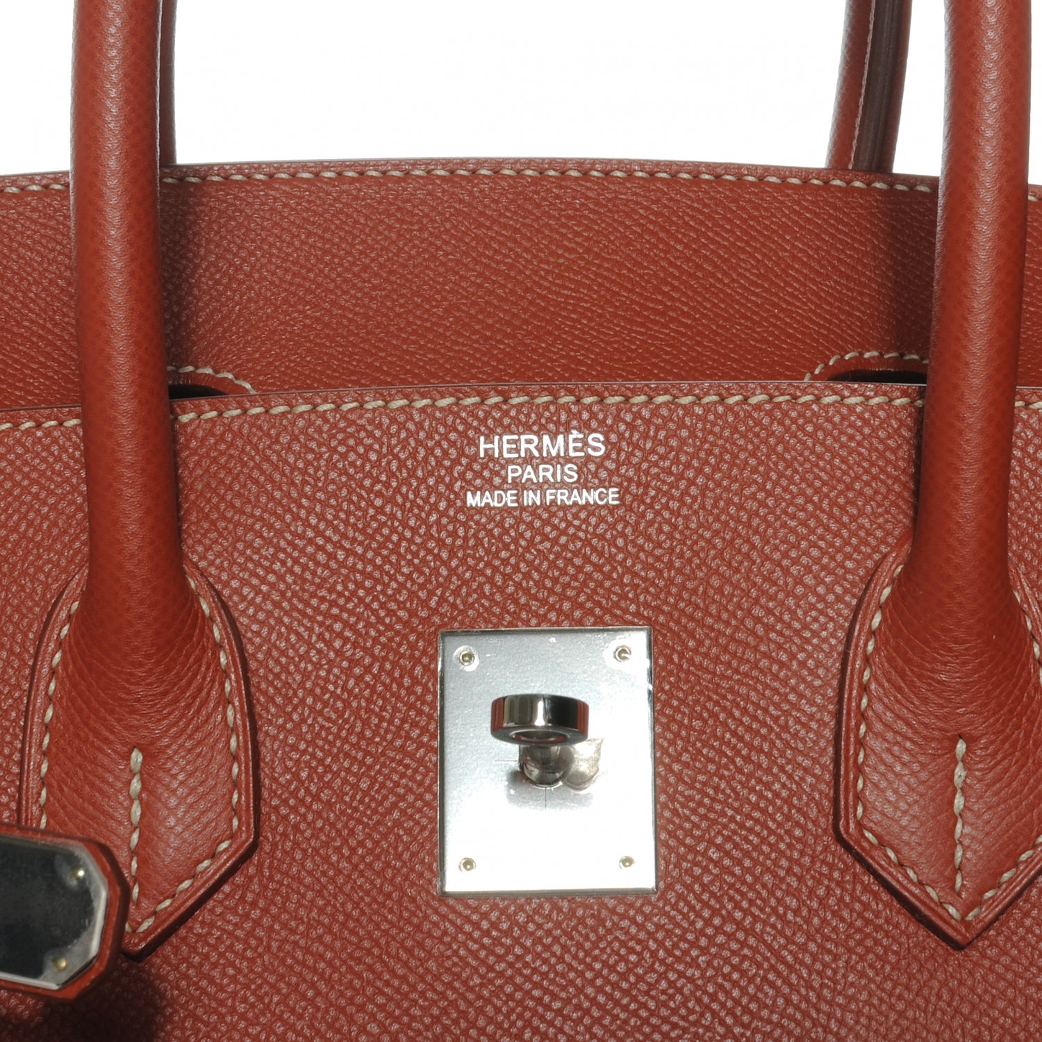 Hermes Epsom Candy Birkin 35 Brique Orange 6 of 11