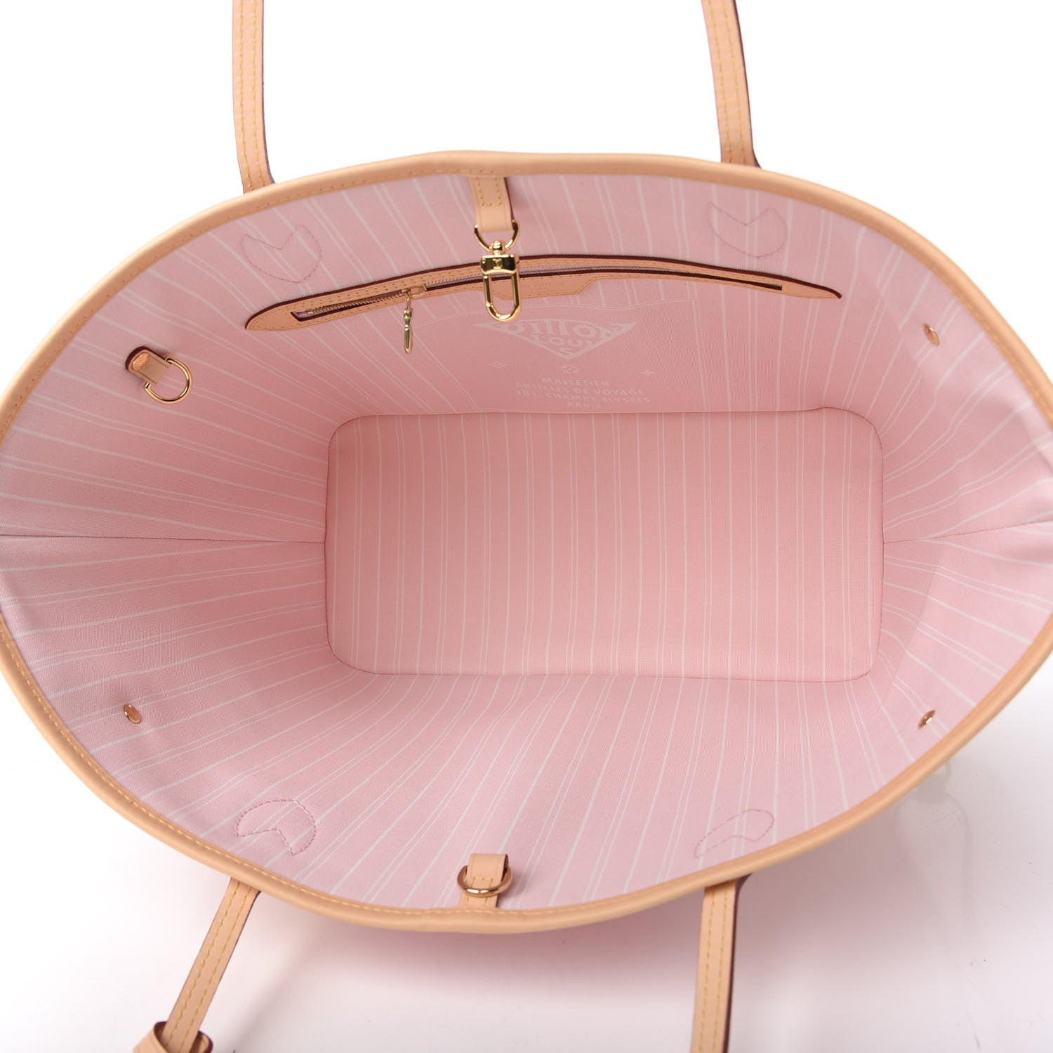 Louis Vuitton Monogram Giant By The Pool Neverfull MM Light Pink 5 of 9