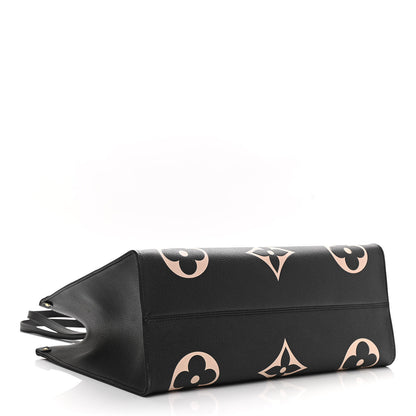 Louis Vuitton Empreinte Monogram Giant Onthego GM Black Beige 3 of 8
