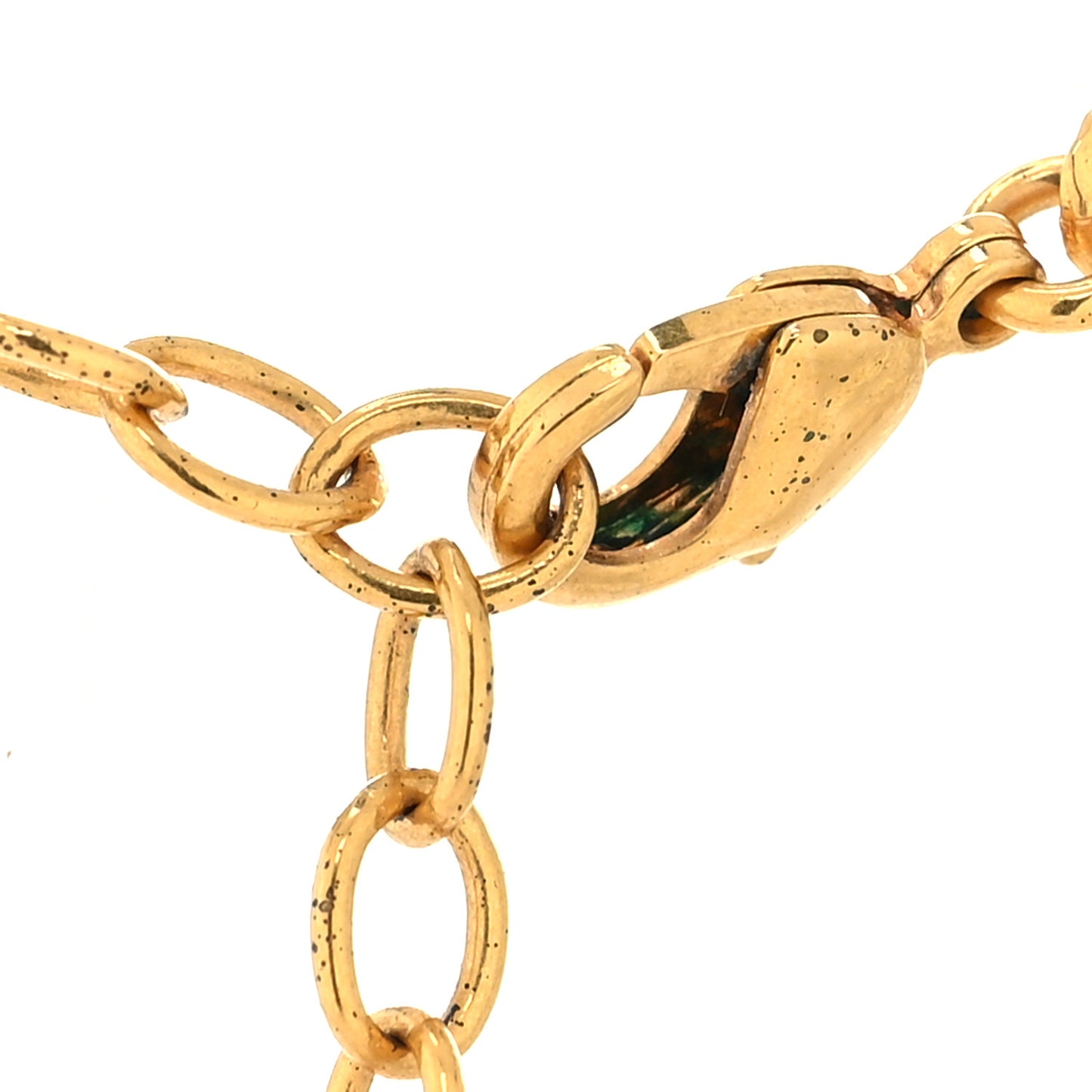 Metal Petit CD Choker Necklace Gold