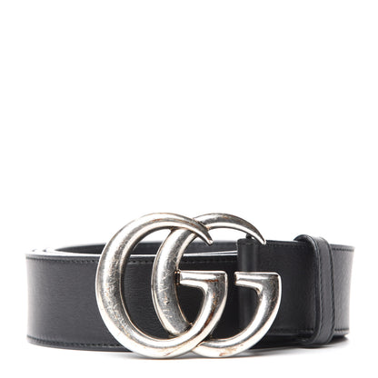 Gucci Moon Calfskin Nickel Double G 40mm Belt 110 44 Black 1 of 5