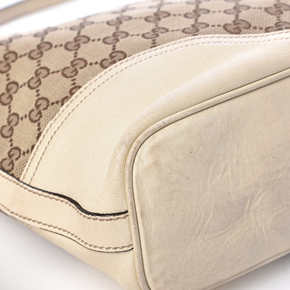 Gucci Monogram Medium New Britt Hobo Off White 12 of 14