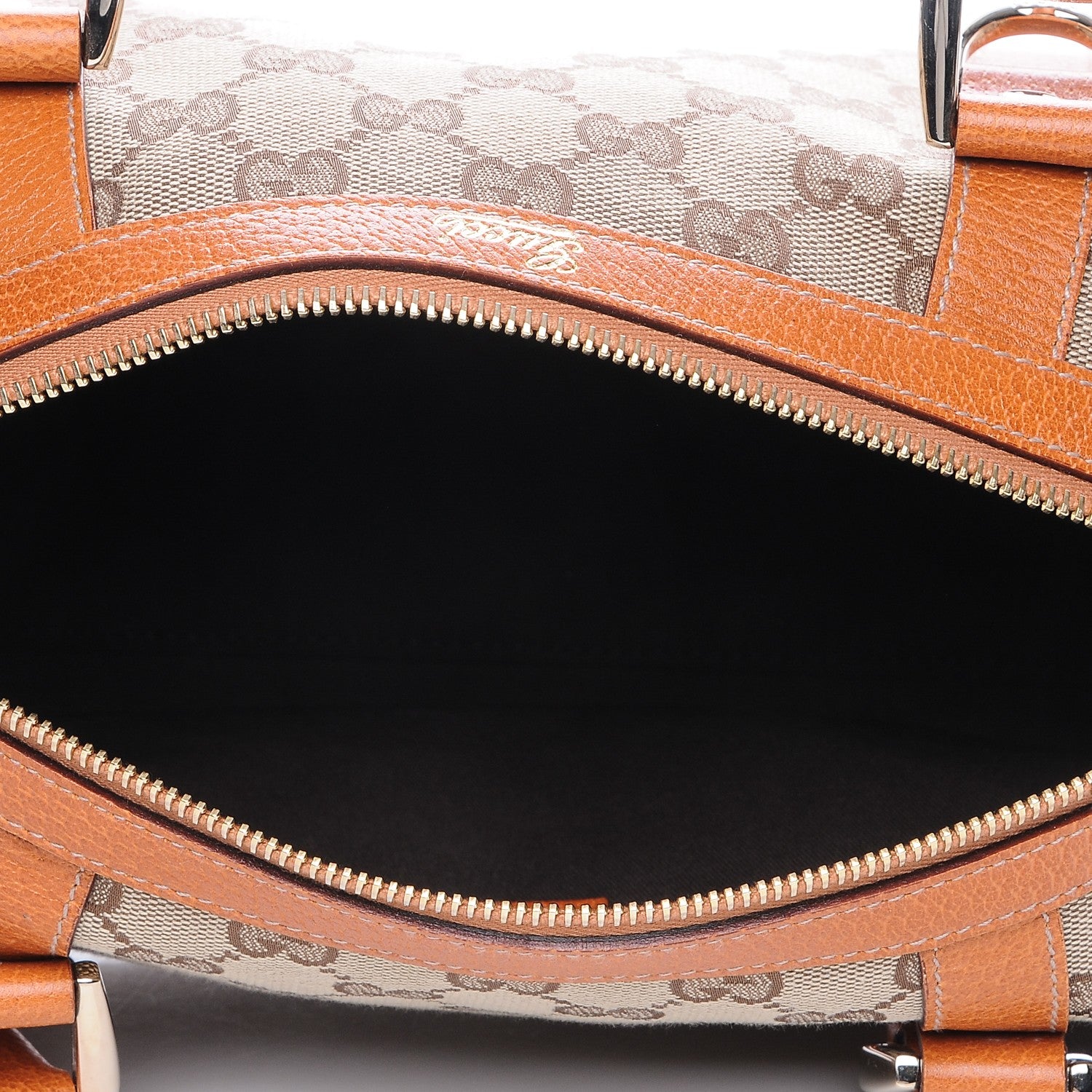 Gucci Monogram Small Abbey Boston Orange 5 of 7