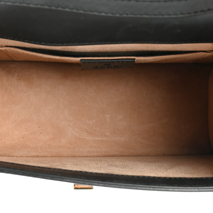 Gucci Calfskin Mini Sylvie Top Handle Bag Black 5 of 14