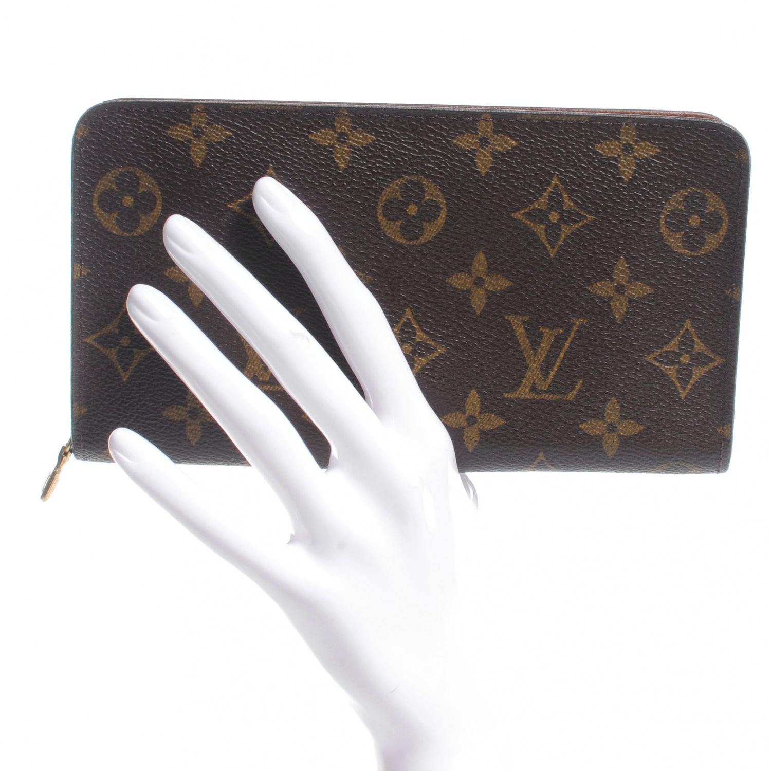 Louis Vuitton Monogram Porte-Monnaie Zippy Wallet 2 of 7