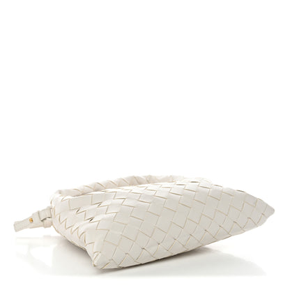 Bottega Veneta Calfskin Intrecciato Mini Hop White 4 of 11