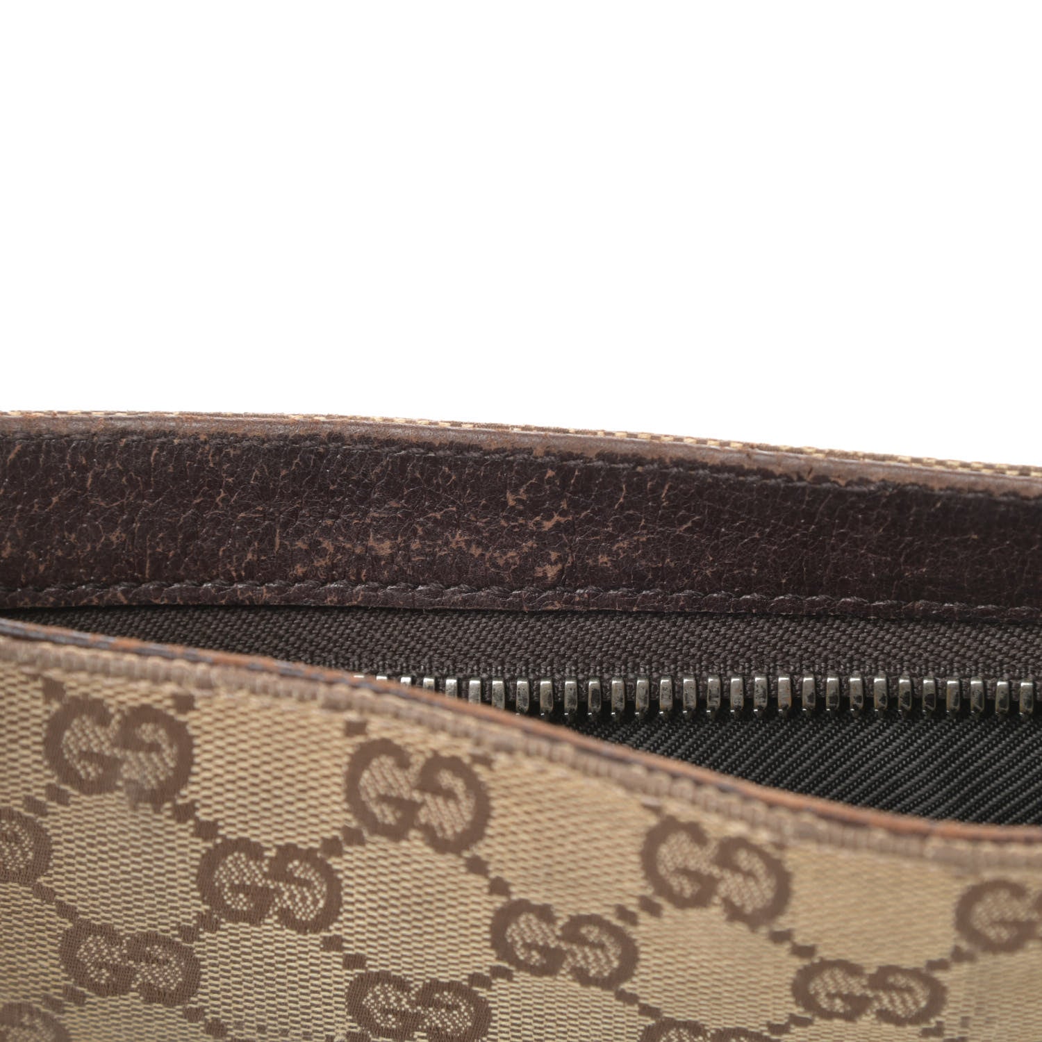 Gucci Monogram Flat Messenger Bag Dark Brown 13 of 19