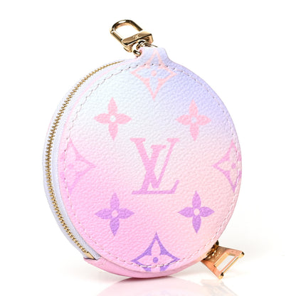 Louis Vuitton Monogram Spring In The City Papillon BB Round Coin Purse Sunrise Pastel 3 of 9
