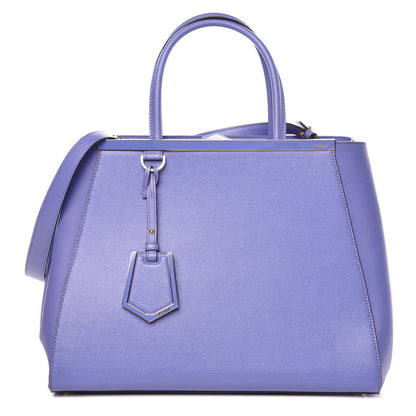 Fendi Vitello Elite Regular 2Jours Tote Cassis 1 of 9