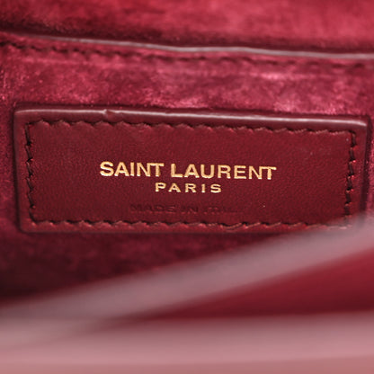 Saint Laurent Calfskin Medium Monogram Sunset Rouge Legion 6 of 11