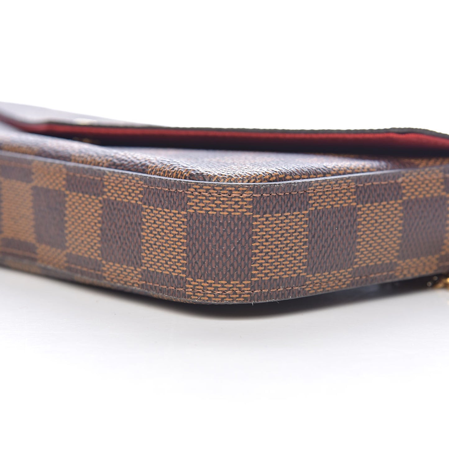 Damier Ebene Pochette Felicie Chain Wallet
