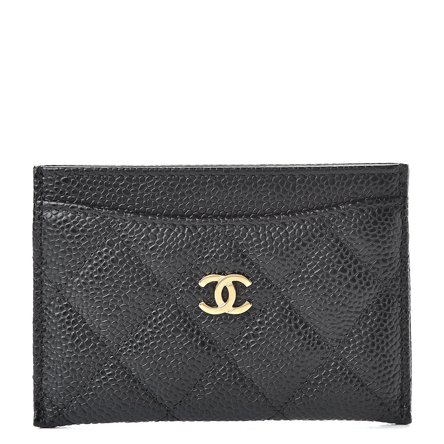 Chanel Caviar Quilted Card Holder Black 1 of 9