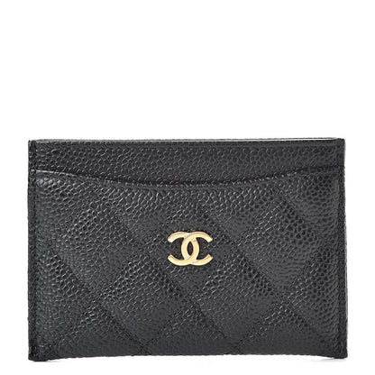Chanel Caviar Quilted Card Holder Black 1 of 9