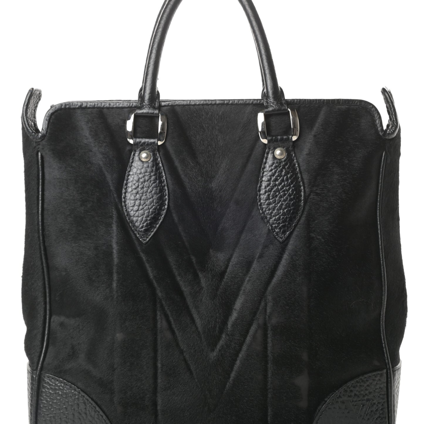 Pony Hair Mens Cabas Whistler Black