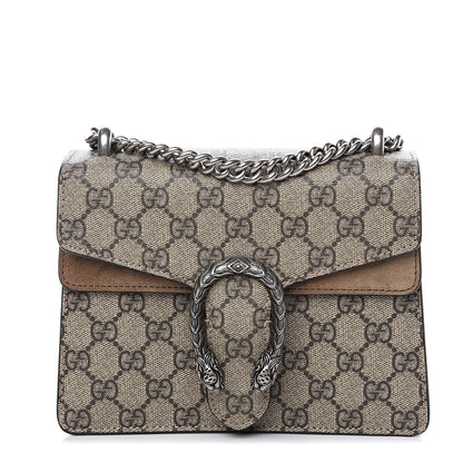 Gucci GG Supreme Monogram Mini Dionysus Shoulder Bag Taupe 1 of 11
