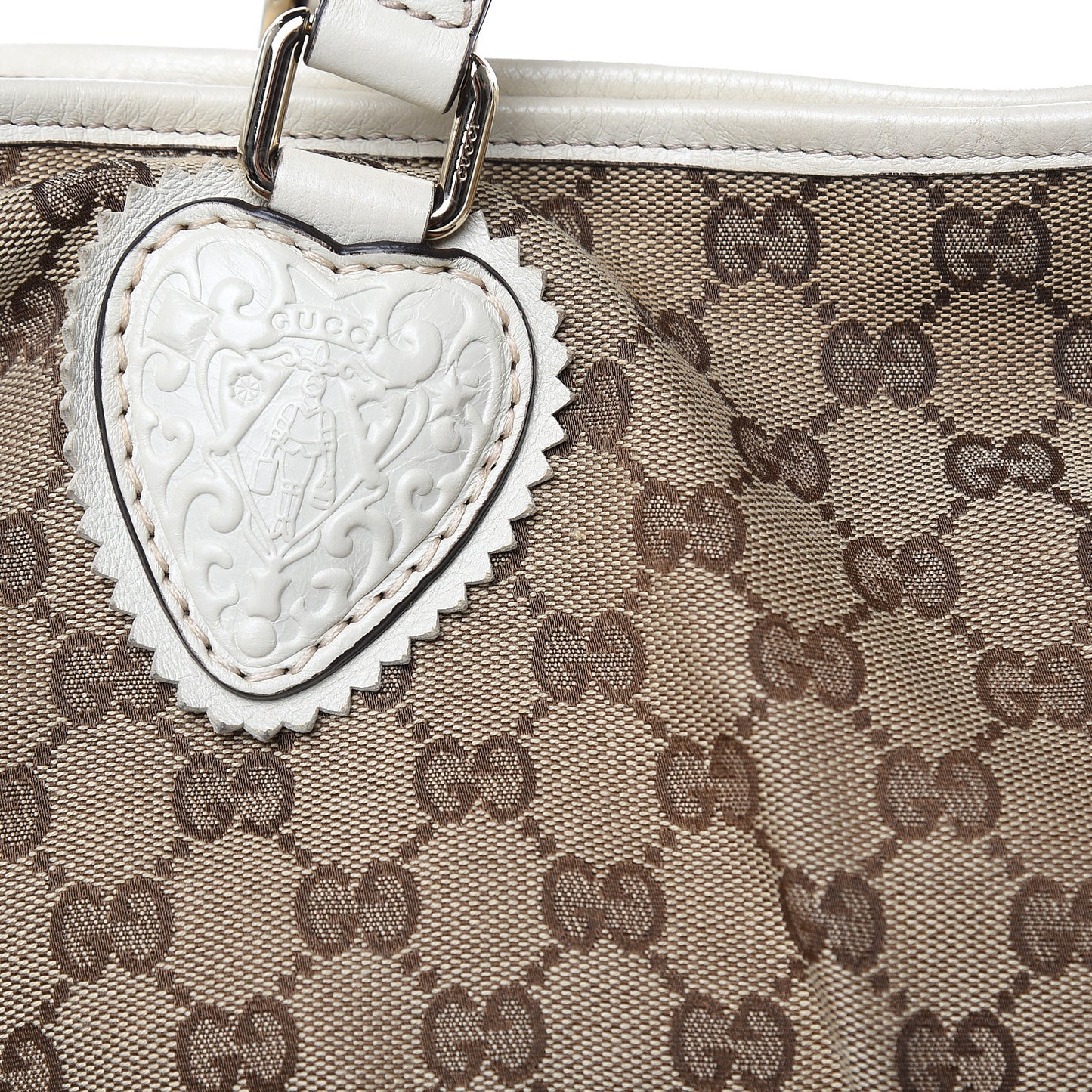 Monogram Small Tribeca Tote Off White