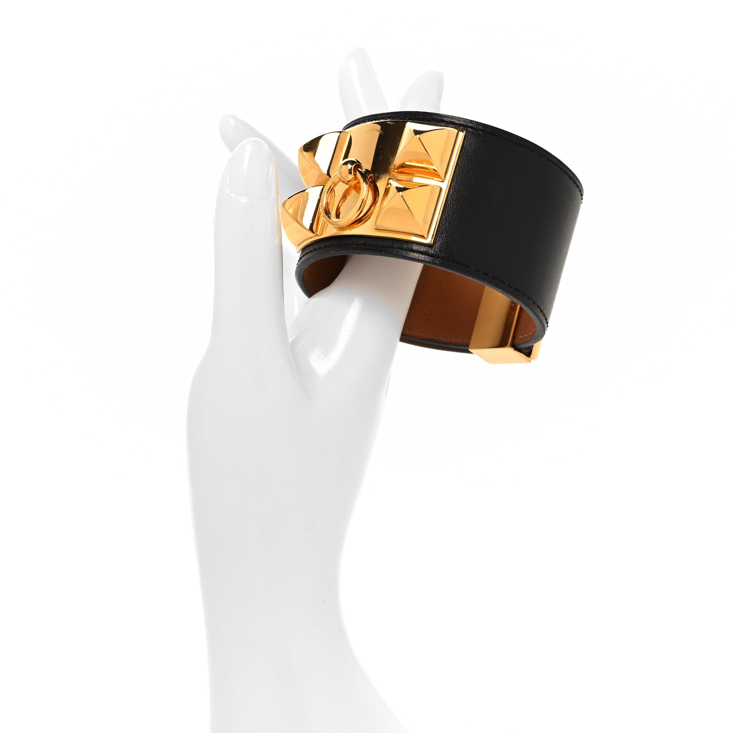 Hermes Box Collier de Chien CDC Bracelet L Black 2 of 6