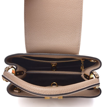 Louis Vuitton Taurillon Capucines BB Galet 5 of 9