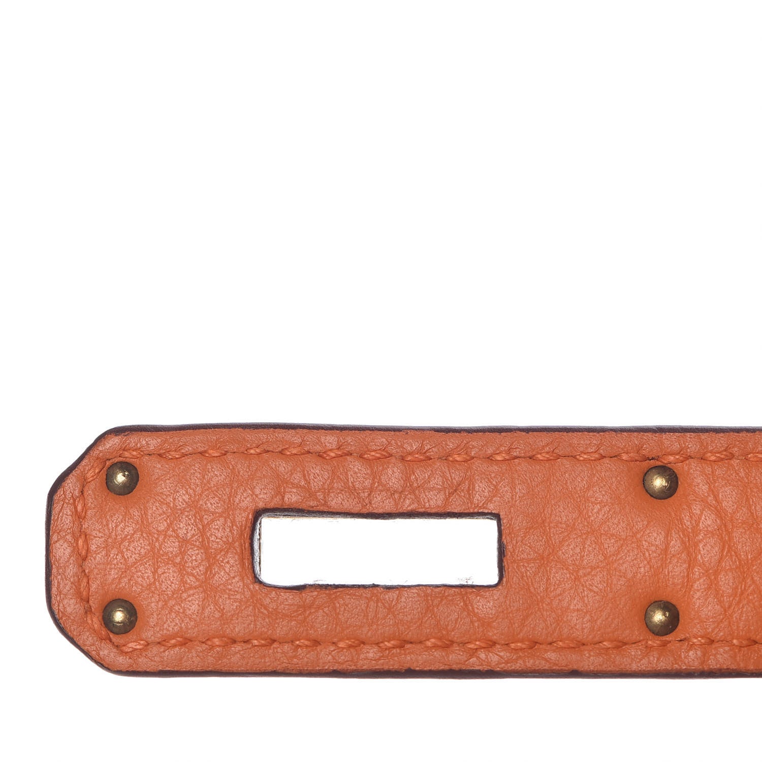 Hermes Taurillon Clemence Birkin 35 Orange 24 of 41