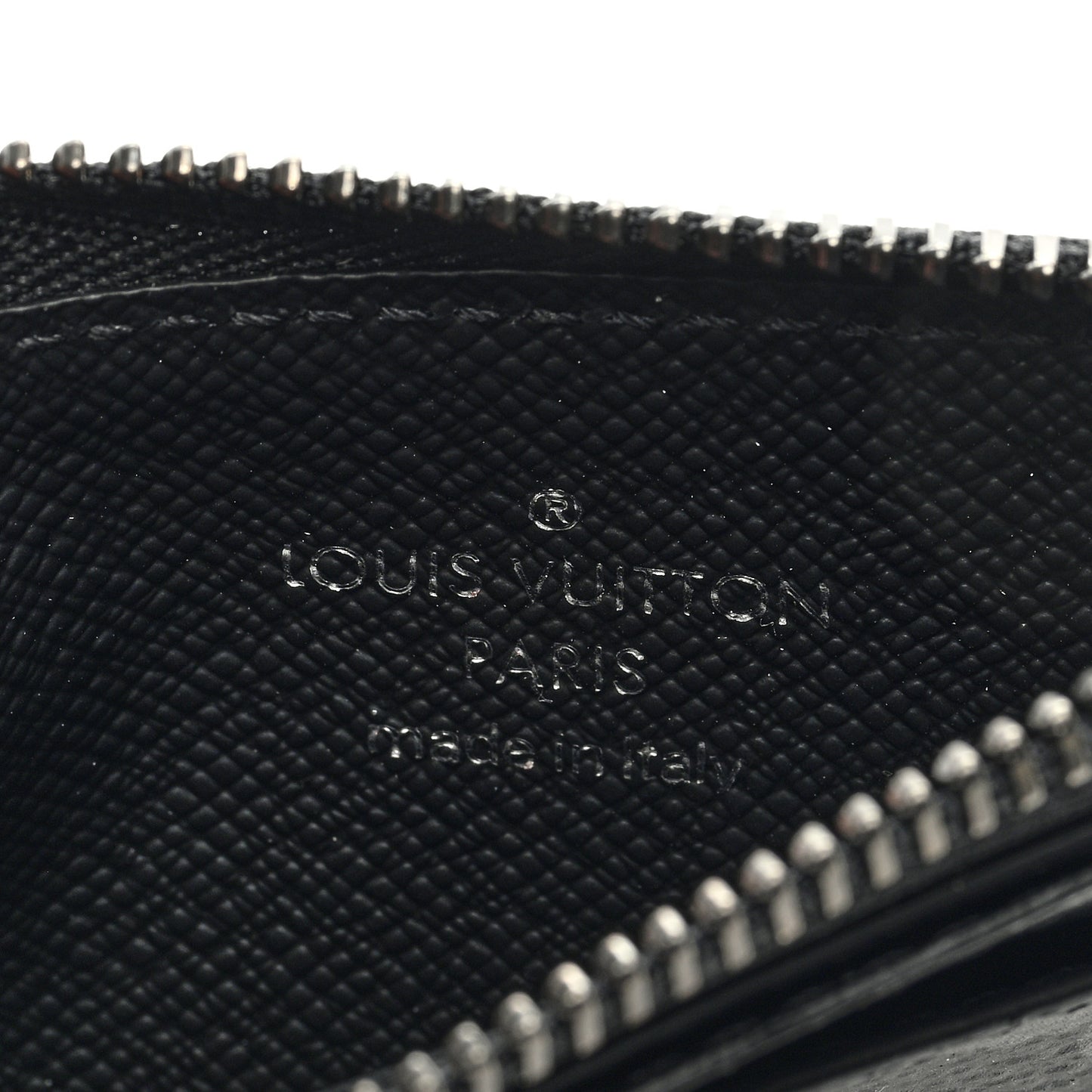 Monogram Eclipse Zipped Card Holder Black