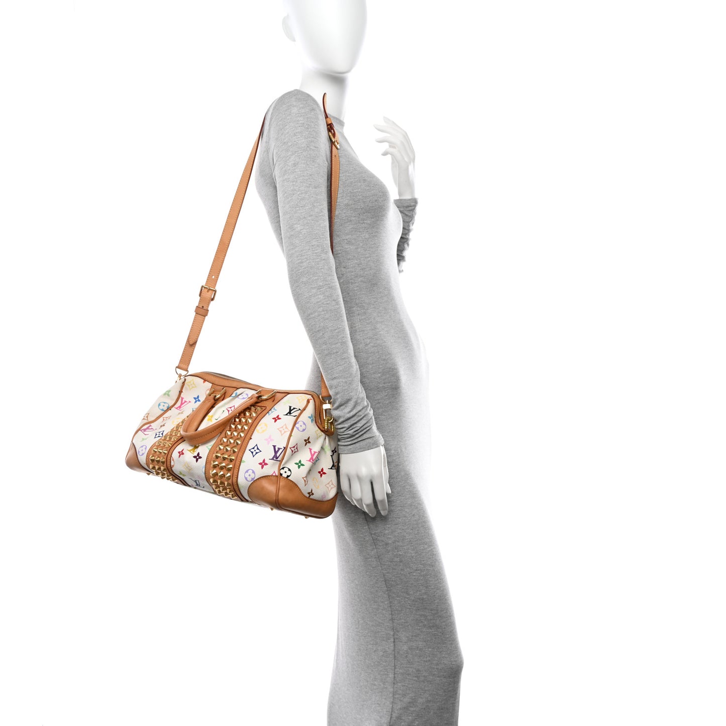 Monogram Multicolor Courtney MM White