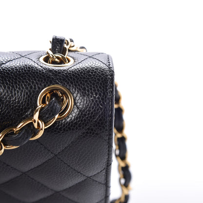 Chanel Caviar Quilted Jumbo Double Flap Black 8 of 9