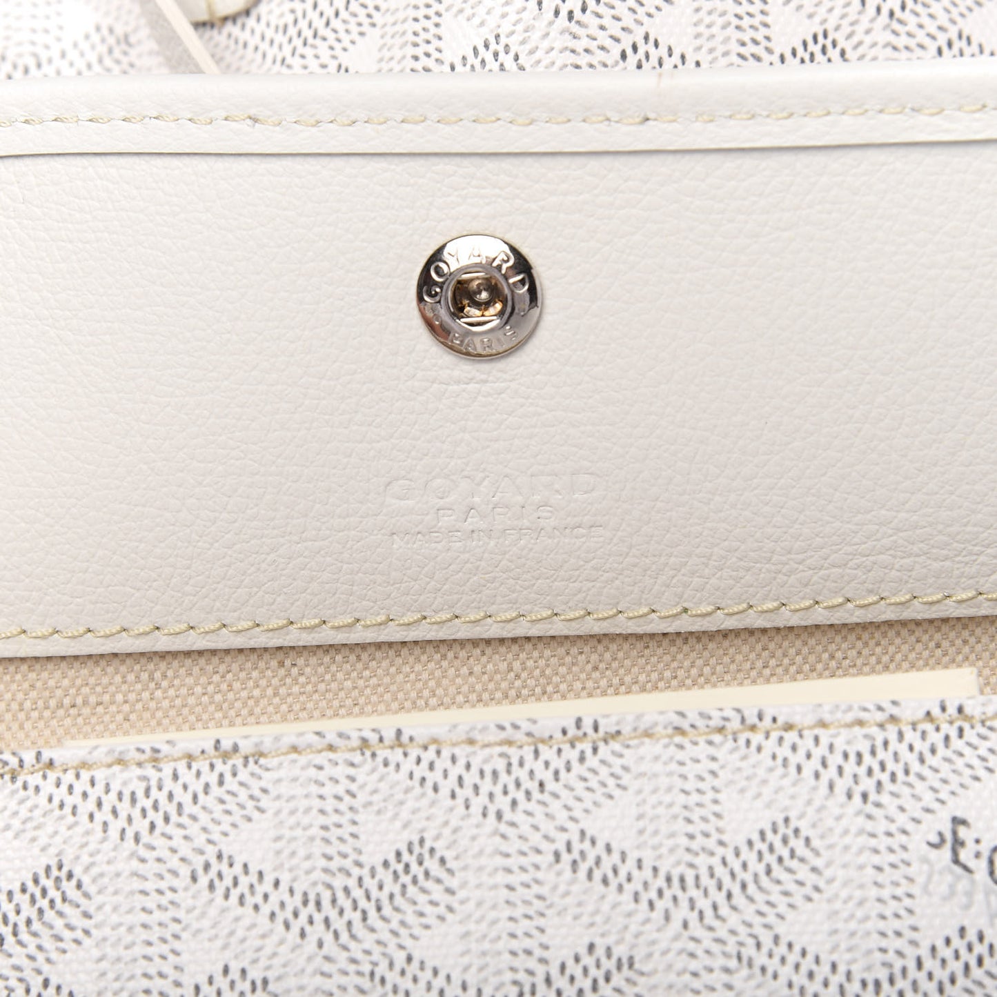 Goyardine Saint Louis GM White