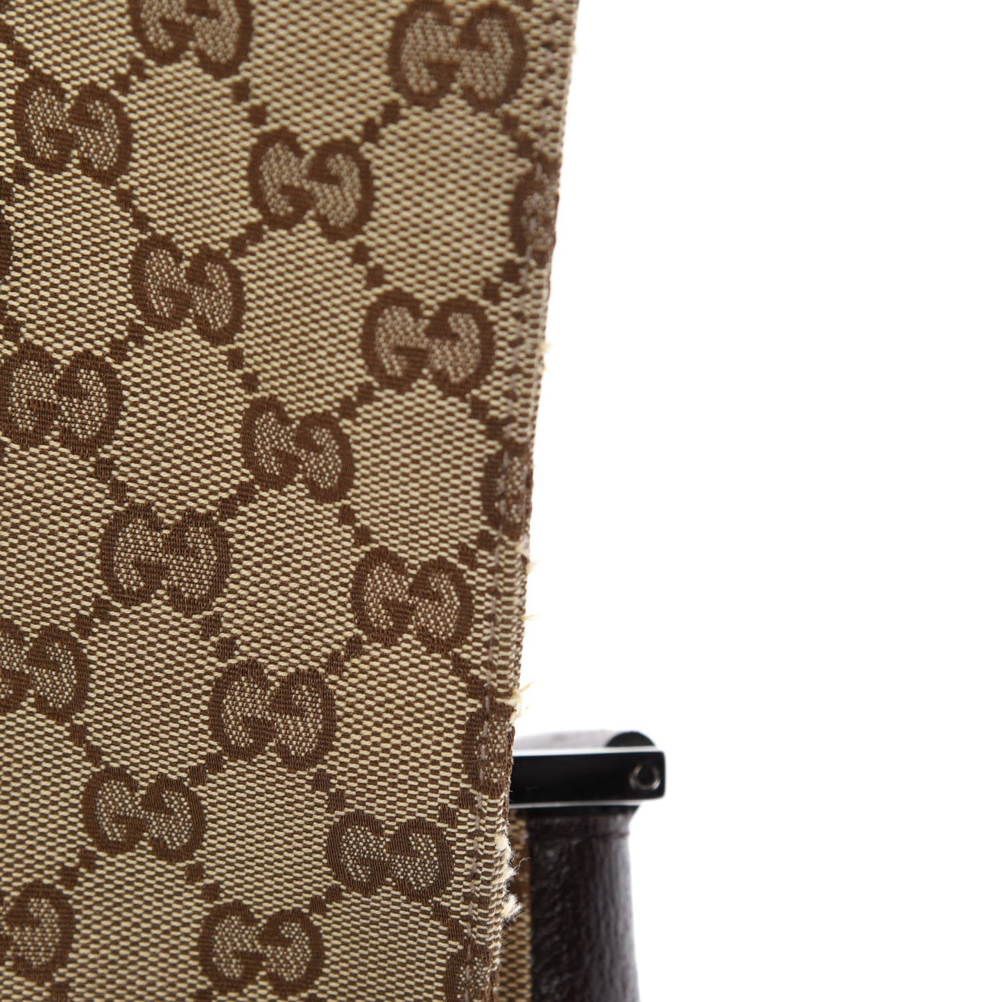Monogram Small Flap Messenger Bag Beige Dark Brown