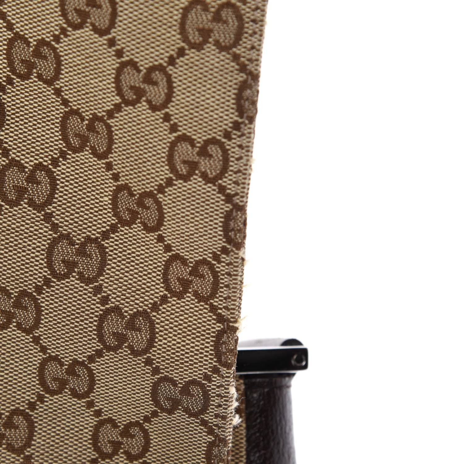 Gucci Monogram Small Flap Messenger Bag Beige Dark Brown 9 of 13