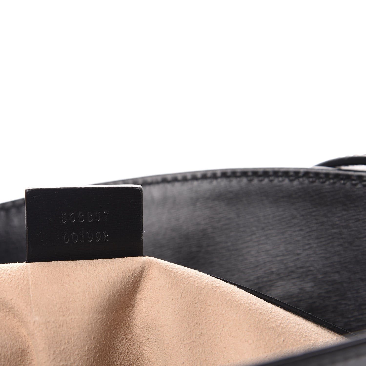 Gucci Calfskin Medium Arli Shoulder Bag Black 9 of 10