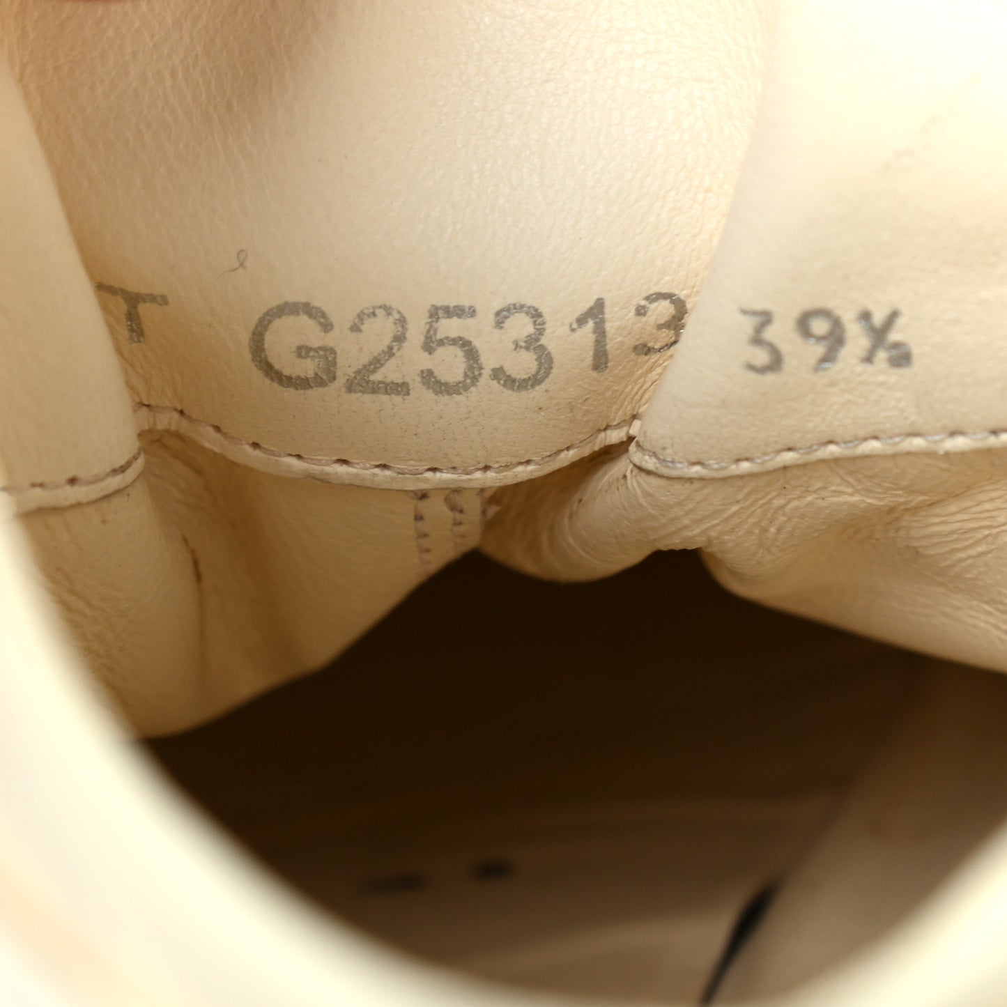 Lambskin Patent Calfskin CC Sneakers 39.5 White Black
