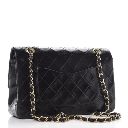 Chanel Lambskin Quilted Medium Double Flap Black 3 of 13