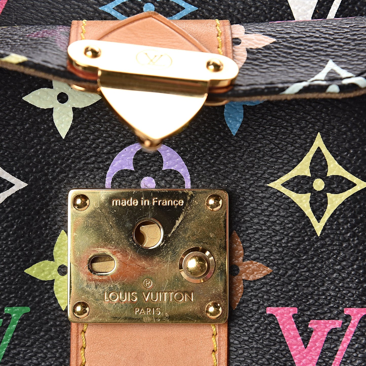 Monogram Multicolor Keepall 45 Black