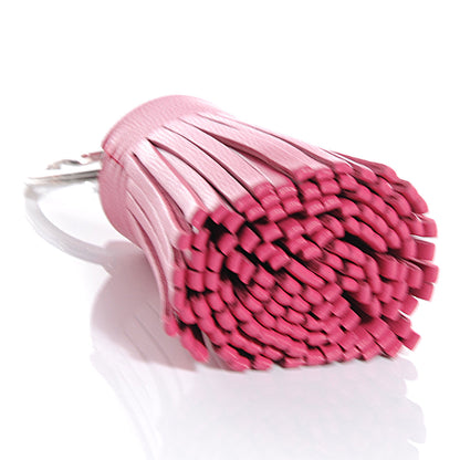 Hermes Lambskin Carmen Tassel Key Holder Fuchsia 4 of 5