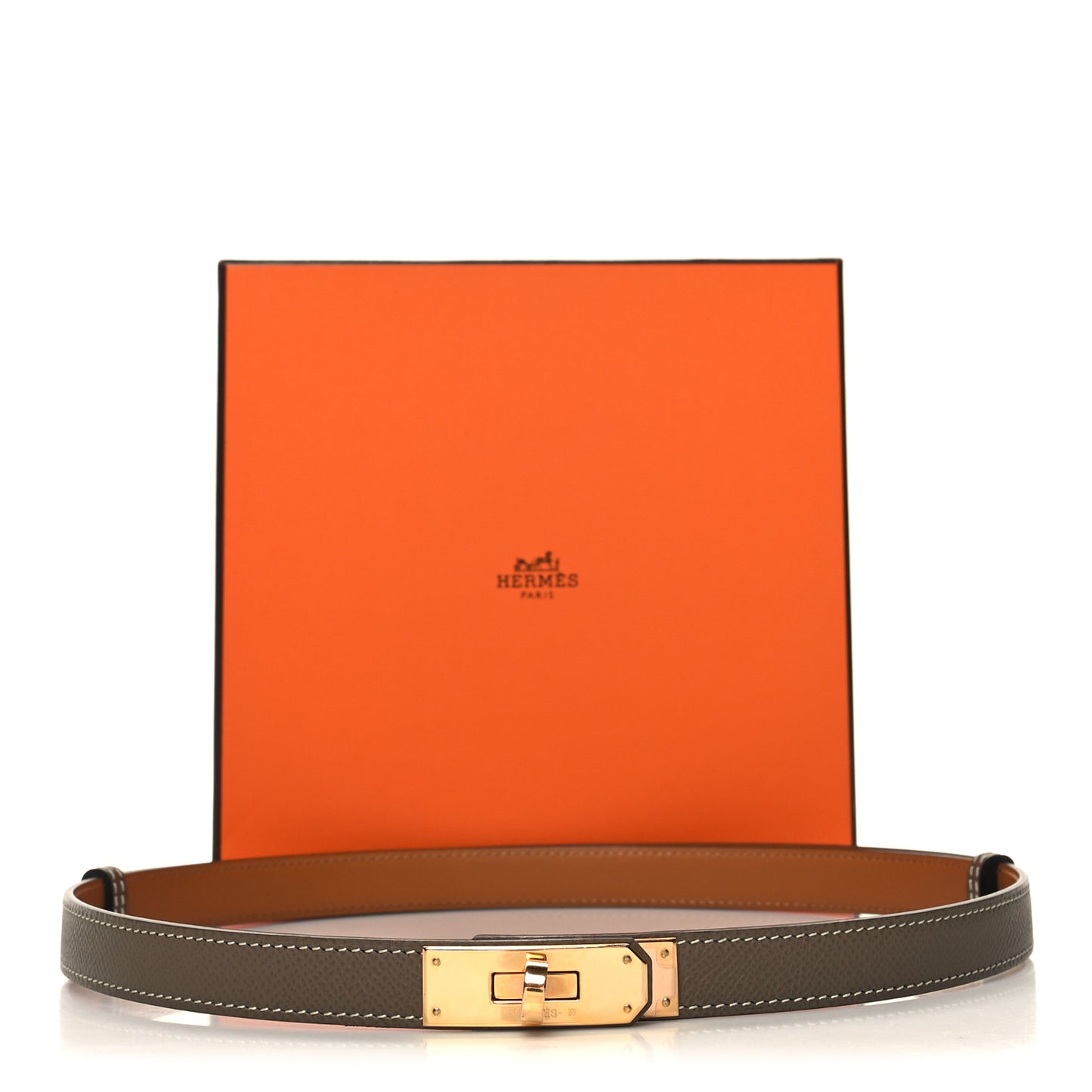 Epsom Kelly Belt Etoupe