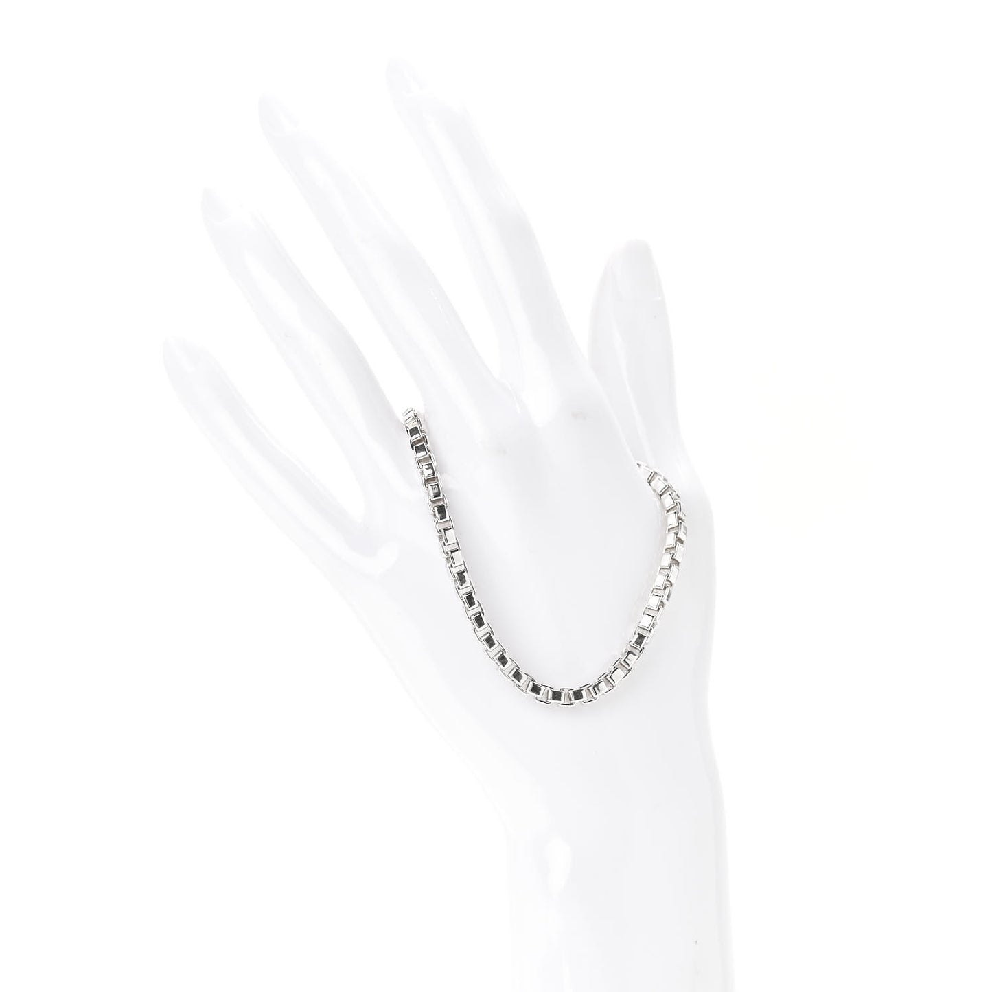 Sterling Silver 4mm Venetian Link Bracelet