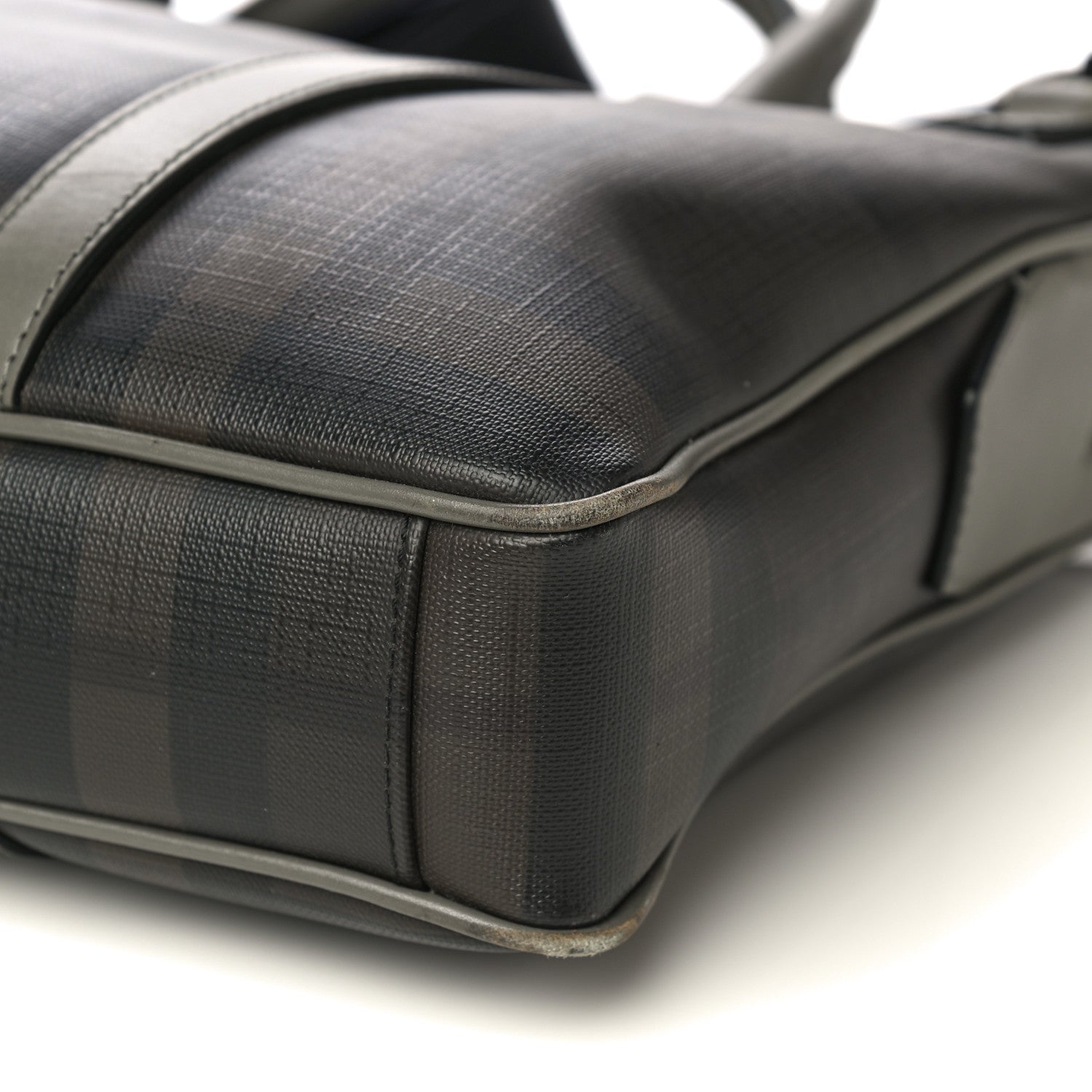 Burberry London Smoked Check Large Briefcase Grey 13 of 39
