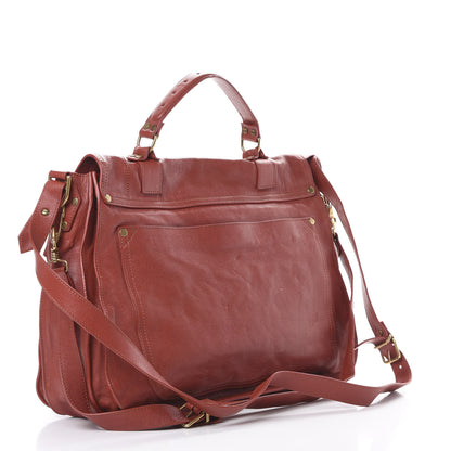 Proenza Schouler Lambskin PS1 Extra Large Satchel Mandarin Red 2 of 16