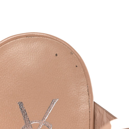 Saint Laurent Patent Tribute 105 Platform Sandals 35 Nude Powder 13 of 14