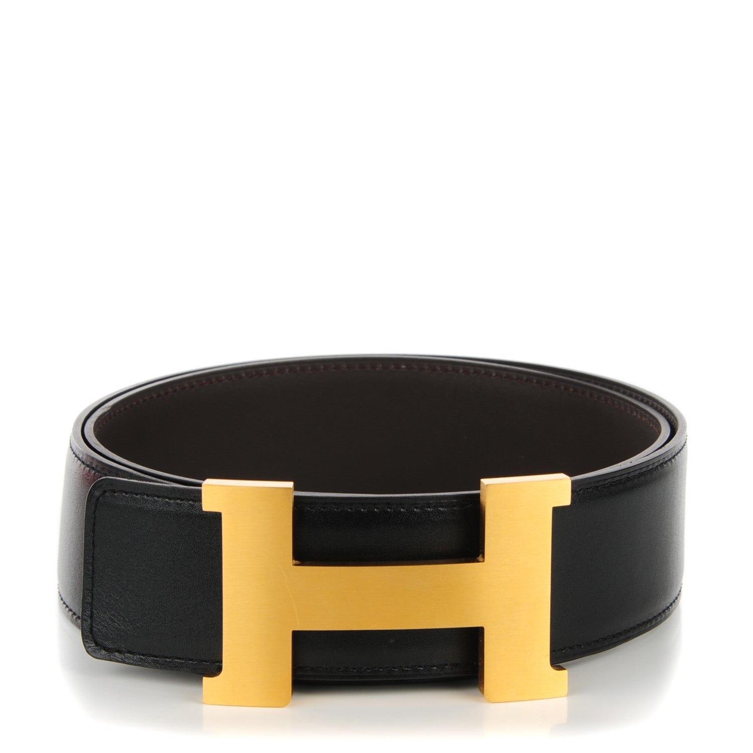 Hermes Box Chamonix 42mm Constance 2 Belt 85 Black Chocolate 1 of 10