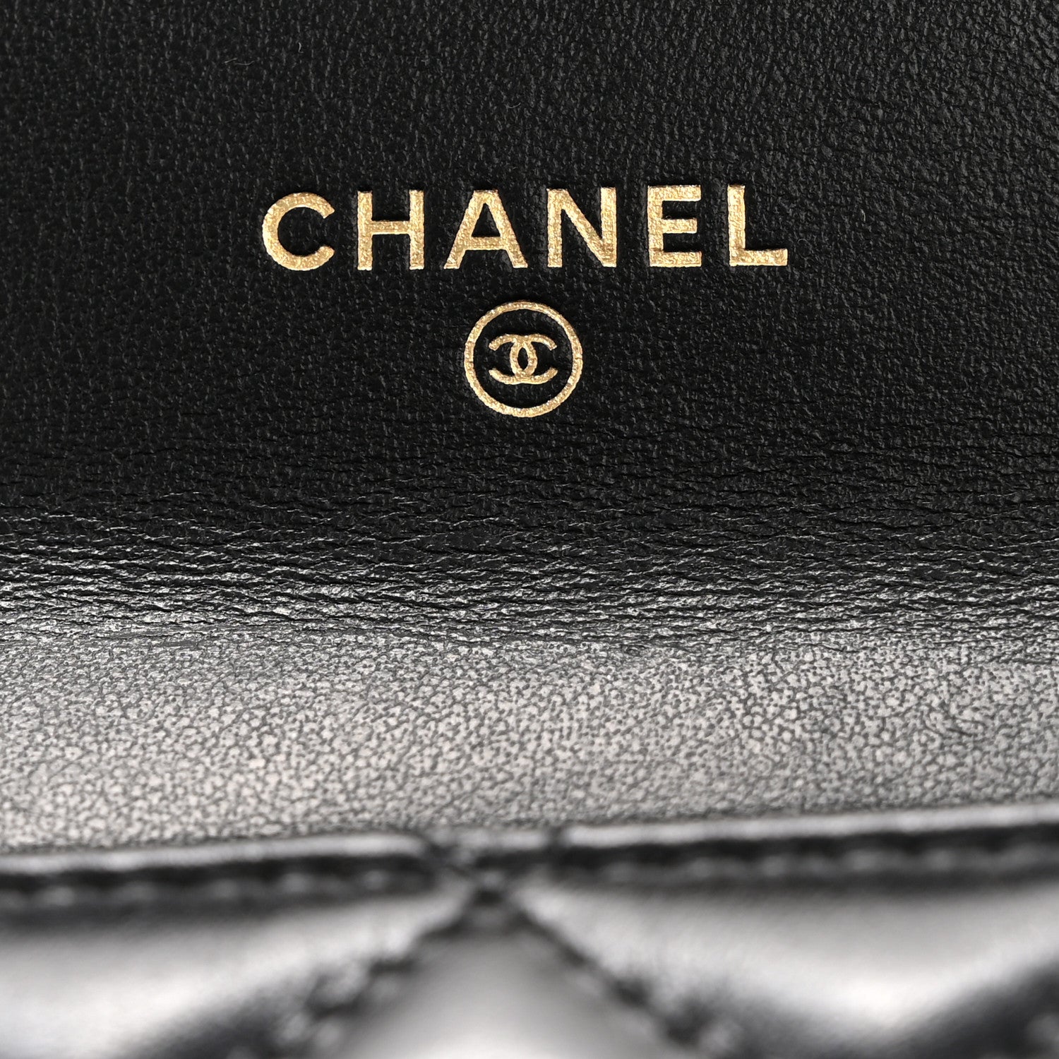 Chanel Calfskin Quilted Perfect Fit Coin Purse With Chain Black 6 of 13