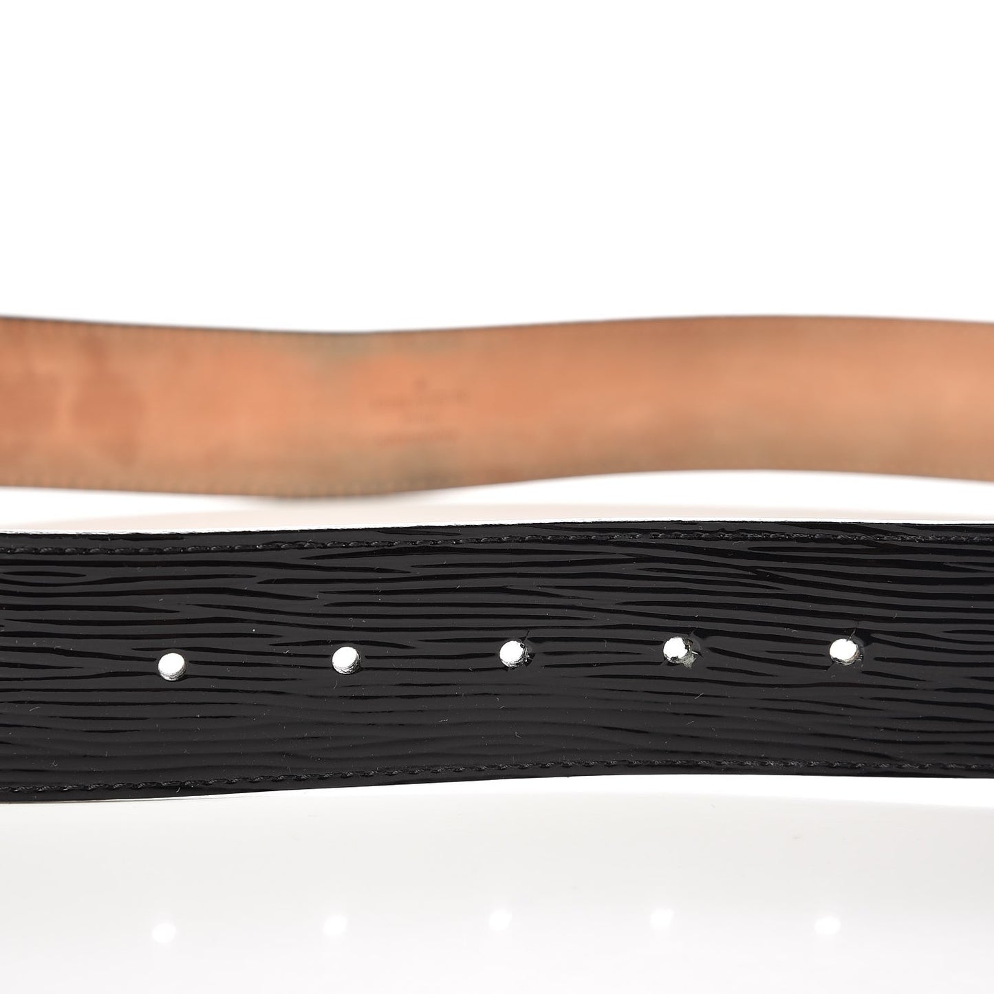 Epi Electric 40mm LV Initiales Belt 95 38 Black